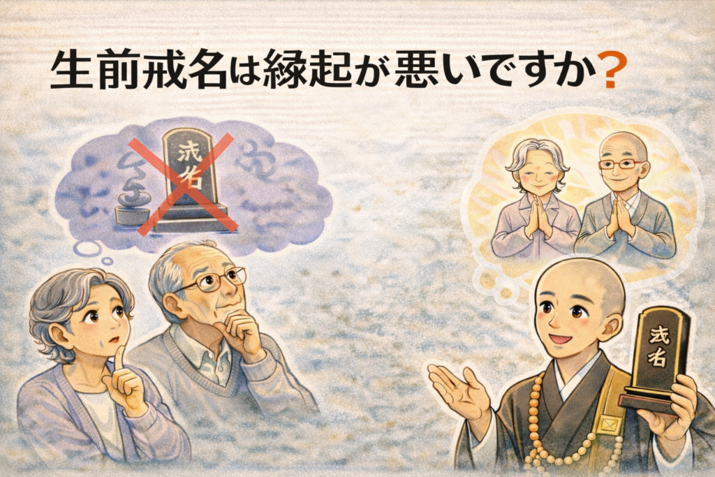生前戒名は縁起が悪いですか？｜不安と誤解を住職がわかりやすく解説