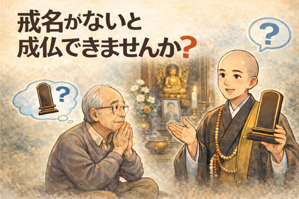 戒名がないと成仏できませんか？｜住職がわかりやすく解説