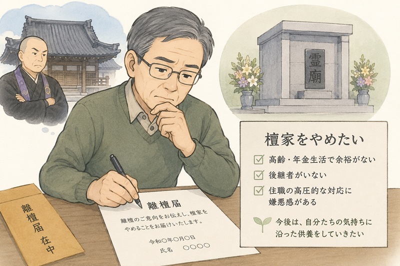 檀家をやめたい